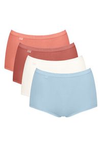 Sloggi Komplet 4 par fig klasycznych Basic 10103326 Kolorowy. Materiał: bawełna. Wzór: kolorowy