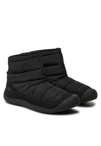 keen - Keen Śniegowce Howser Fold Down 1029460 Czarny. Kolor: czarny. Materiał: materiał #7