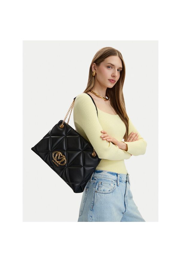 Love Moschino - Torebka LOVE MOSCHINO. Kolor: czarny