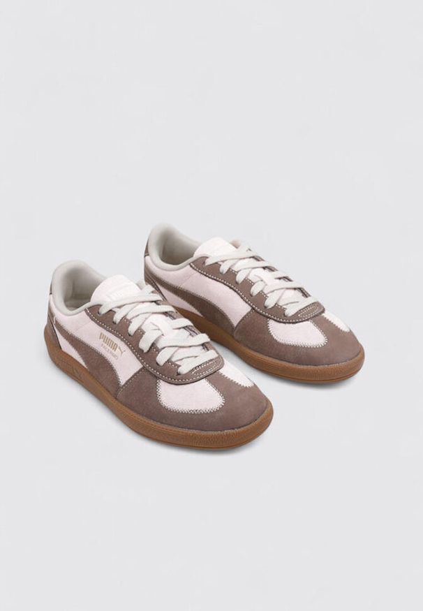 Sneakersy damskie Puma Palermo Wine Club. Okazja: na co dzień. Kolor: brązowy