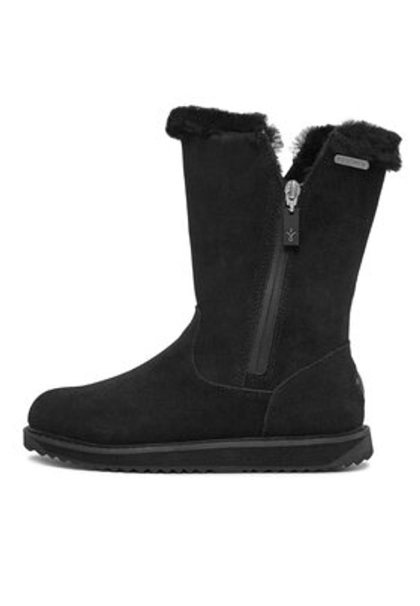EMU Australia Śniegowce Gravelly 2.0 W12985 Czarny. Kolor: czarny. Materiał: skóra
