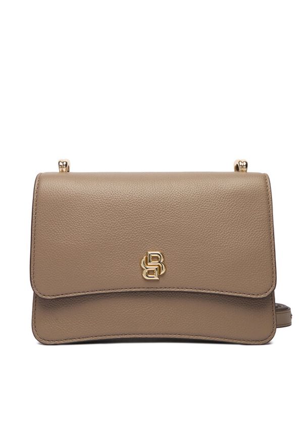 BOSS Torebka 50554935 Brązowy. Kolor: brązowy. Materiał: skórzane