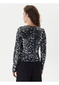 only - ONLY Bluzka Catina 15358382 Czarny Slim Fit. Kolor: czarny. Materiał: syntetyk #8