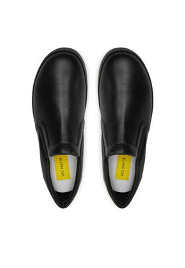 Vic Matié Półbuty 1F8662U 40B070101 Czarny. Kolor: czarny. Materiał: skóra