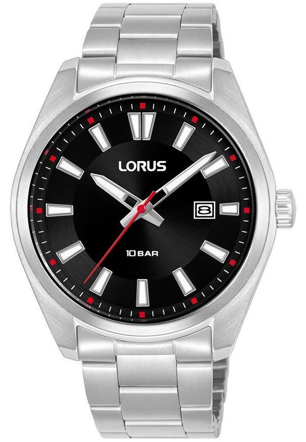Zegarek Lorus Zegarek Lorus RH917SX9 męski czarny 40 mm .. Kolor: czarny