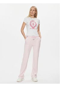 Juicy Couture T-Shirt Heritage Crest Tee JCWCT24337 Biały Slim Fit. Kolor: biały. Materiał: bawełna #2