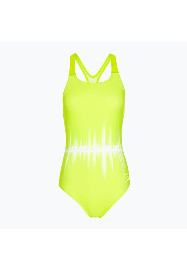 Strój pływacki jednoczęściowy damski Speedo Printed Medalist. Kolor: zielony