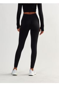 BESHAPED - Legginsy fitness damskie Beshaped Femme Force bezszwowe. Kolor: czarny. Materiał: nylon. Sport: fitness #2