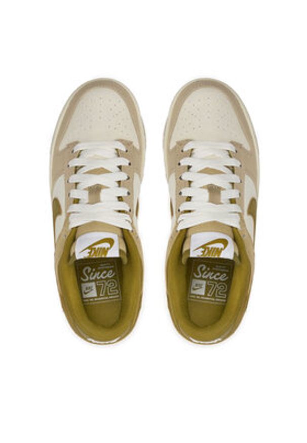 Nike Sneakersy Dunk Low HF4262 133 Beżowy. Kolor: beżowy. Materiał: materiał