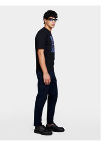 Sisley T-Shirt 3I1XS103I Czarny Regular Fit. Kolor: czarny. Materiał: bawełna #5