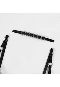 Intica - Komplet bielizny z wycięciami na romantyczne wieczory Violetta. Kolor: czarny. Materiał: materiał #10