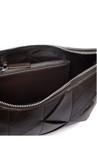 Calvin Klein Torebka Woven Shoulder Bag LV04F3546G Brązowy. Kolor: brązowy. Materiał: skórzane #2