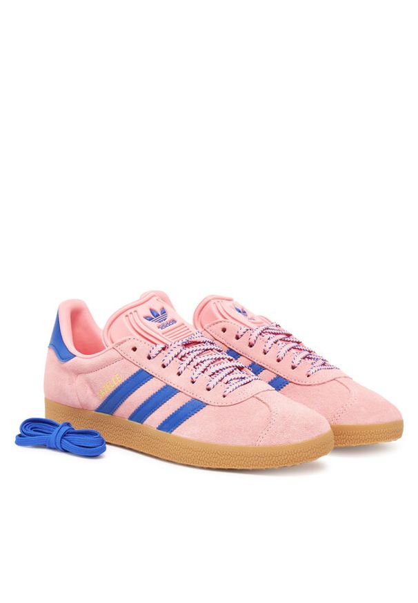 Adidas - adidas Sneakersy Gazelle JH7213 Różowy. Kolor: różowy. Materiał: zamsz, skóra. Model: Adidas Gazelle