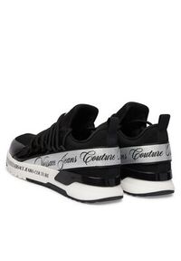 Versace Jeans Couture Sneakersy 80VA3SA8 Czarny. Kolor: czarny. Materiał: materiał #4
