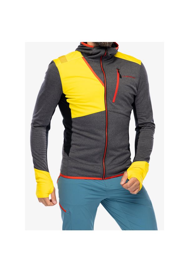 LA SPORTIVA - Bluza wspinaczkowa męska La Sportiva Aequilibrium Thermal Hoody. Kolor: szary