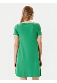 United Colors of Benetton - United Colors Of Benetton Sukienka codzienna 3Z1RDV01E Zielony Regular Fit. Okazja: na co dzień. Kolor: zielony. Materiał: bawełna. Typ sukienki: proste. Styl: casual #3
