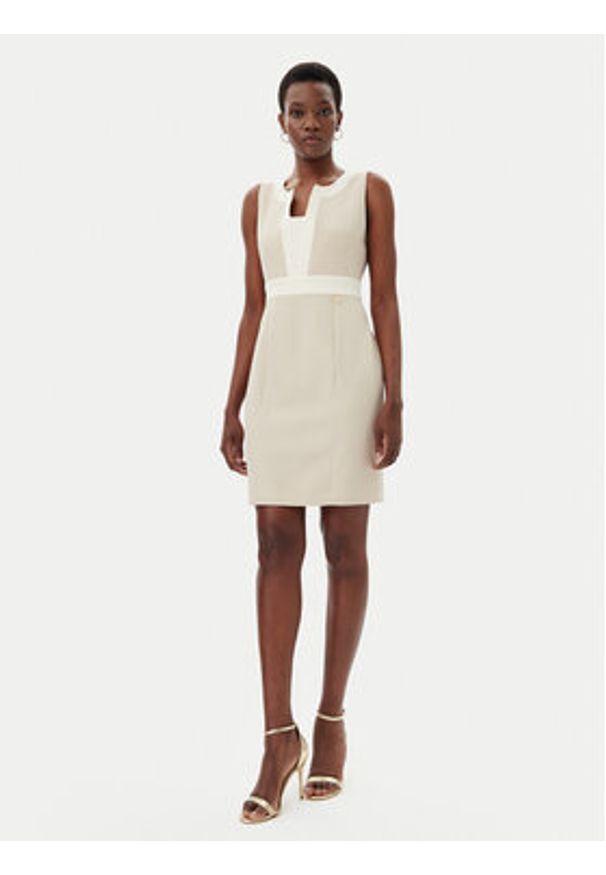 Artigli Sukienka koktajlowa ACAB000933 Beżowy Regular Fit. Kolor: beżowy. Materiał: syntetyk. Styl: wizytowy