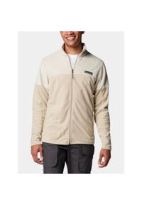 columbia - Bluza Polarowa Męska Columbia Basin Trail III. Typ kołnierza: polo. Kolor: beżowy. Materiał: polar. Długość rękawa: długi rękaw. Długość: długie. Sezon: zima, jesień. Sport: turystyka piesza #1