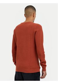 Blend Sweter 20717257 Czerwony Regular Fit. Kolor: czerwony. Materiał: bawełna