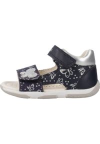 Geox - Sandały GEOX B SANDAL TAPUZ GIRL Niebieski. Kolor: niebieski. Materiał: syntetyk, skóra. Sezon: lato