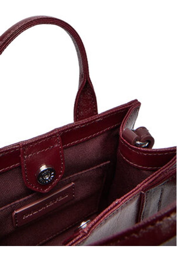 Karl Lagerfeld - KARL LAGERFELD Torebka A4W50015 Bordowy. Kolor: czerwony. Materiał: skórzane