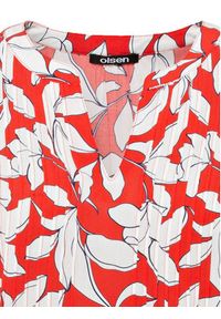 Olsen Koszula 12001784 Czerwony Regular Fit. Kolor: czerwony. Materiał: wiskoza #2