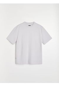 Sinsay - Bluza z krótkim rękawem z wiskozą - kremowy. Kolor: kremowy. Materiał: wiskoza. Długość rękawa: krótki rękaw. Długość: krótkie #1