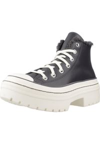 Tenisówki Converse Model Ctas Lugged Heel Hi Kolor Niebieski. Kolor: niebieski. Materiał: tkanina, skóra