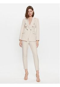 Maryley Spodnie materiałowe 24EB52Z/43GE Beżowy Slim Fit. Kolor: beżowy. Materiał: syntetyk #6