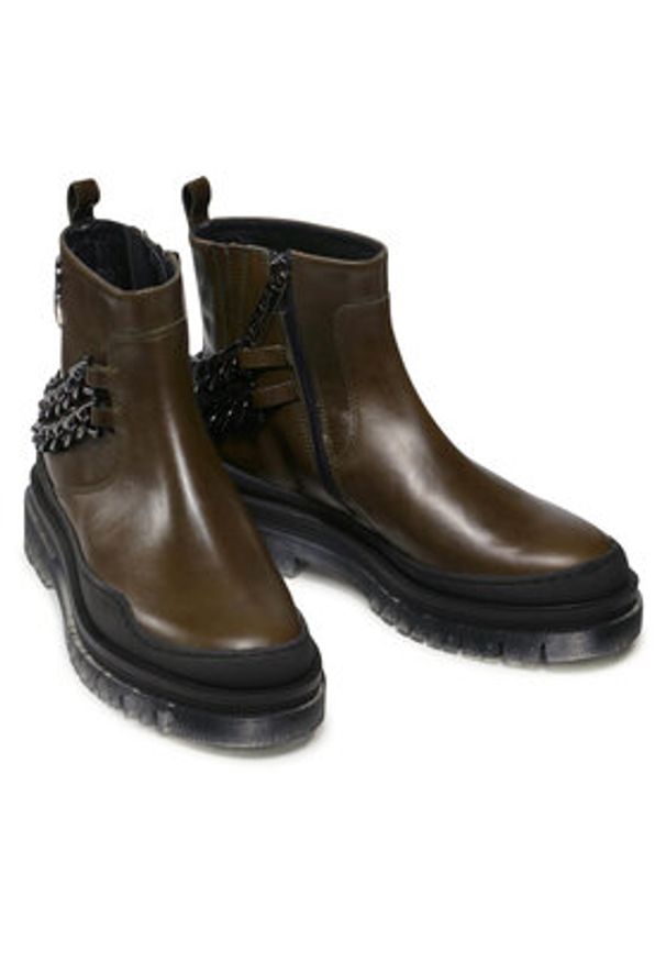 Rage Age Botki RA-10-04-000200 Zielony. Kolor: zielony. Materiał: skóra