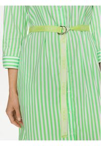 JOOP! Sukienka koszulowa 30042008 Zielony Regular Fit. Kolor: zielony. Materiał: bawełna. Typ sukienki: koszulowe #2