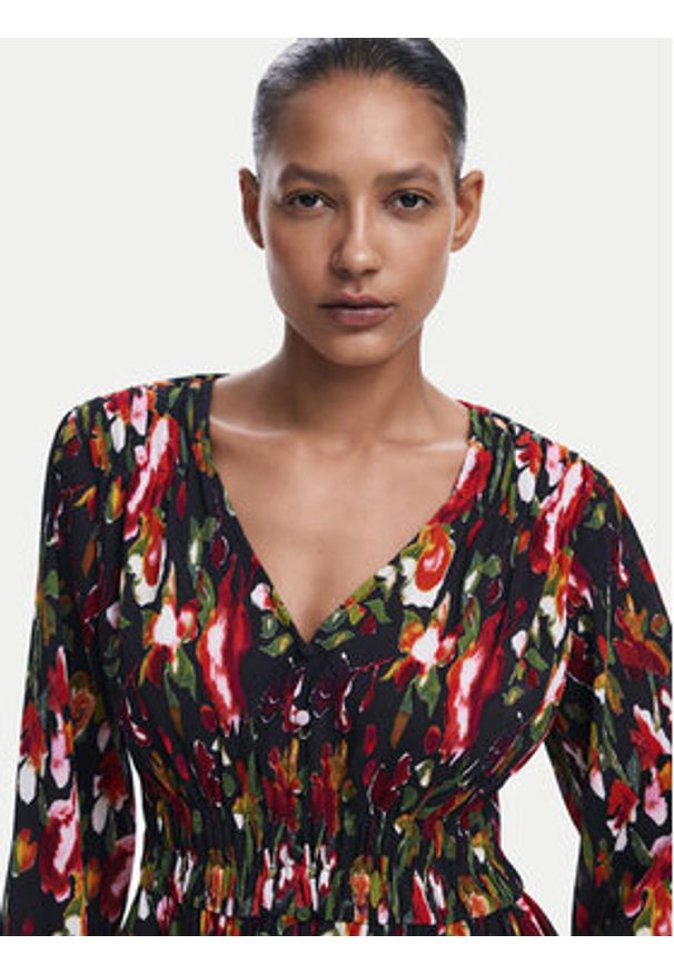 Desigual Bluzka Kanazawa 24WWBW09 Kolorowy Regular Fit. Materiał: syntetyk. Wzór: kolorowy