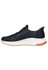 skechers - Kapcie SKECHERS SLIP-INS BOBS SQUAD 4 - DIRECT STEP Czarny. Kolor: czarny. Materiał: syntetyk, tkanina