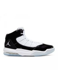 Buty Nike Jordan Max Aura M AQ9084-011 białe. Okazja: na co dzień. Kolor: biały. Materiał: skóra, materiał. Szerokość cholewki: normalna