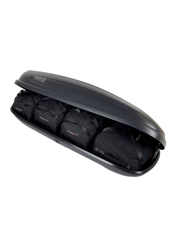 KJUST - Torby Do Boksu Dachowego Hapro Traxer 6.2 4Szt Kjust. Kolor: czarny