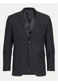 Jack & Jones - Jack&Jones Marynarka Solaris 12141107 Czarny Slim Fit. Kolor: czarny. Materiał: syntetyk