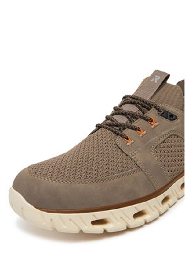 Rieker Sneakersy 04351-64 Szary. Kolor: szary. Materiał: materiał
