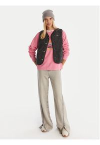 Roxy Bezrękawnik Iconic Twon Vest ERJPF03235 Szary Regular Fit. Kolor: szary. Materiał: syntetyk. Długość rękawa: bez rękawów
