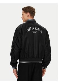 Calvin Klein Jeans Kurtka bomber LV04RF510G Czarny Regular Fit. Kolor: czarny. Materiał: syntetyk #2