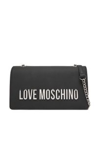 Love Moschino - LOVE MOSCHINO Torebka JC4192PP0NKD000B Czarny. Kolor: czarny. Materiał: skórzane