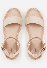 Born2be - Wielokolorowe Sandały z Ozdobą Klamrą i Jutową Platformą Riseth. Okazja: na co dzień. Zapięcie: klamry. Kolor: wielokolorowy. Wzór: aplikacja. Obcas: na platformie. Styl: casual, elegancki #5