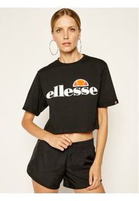 Ellesse T-Shirt Alberta Crop SGS04484 Czarny Regular Fit. Kolor: czarny. Materiał: bawełna #1