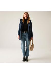 Regatta - Kurtka damska przejściowa ocieplana przeciwdeszczowa Valenta. Kolor: niebieski. Materiał: tkanina, puch. Sport: turystyka piesza #1