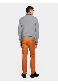 Sisley Sweter 102HS1B17 Szary Slim Fit. Kolor: szary. Materiał: syntetyk #4