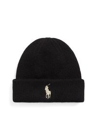Czapka Polo Ralph Lauren - 455898801002 Black. Kolor: czarny. Materiał: materiał, wełna #1