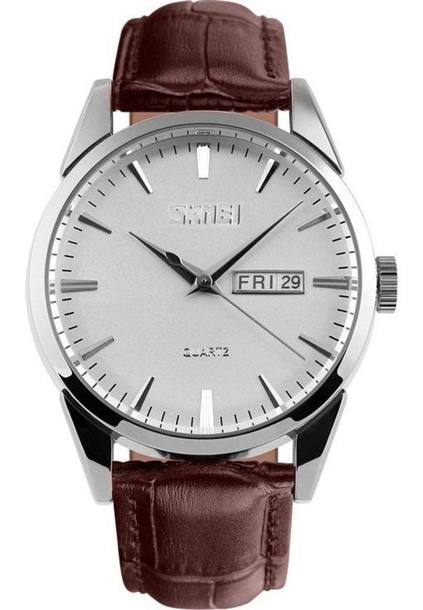 Zegarek Męski Skmei 9073SIWTB + BOX