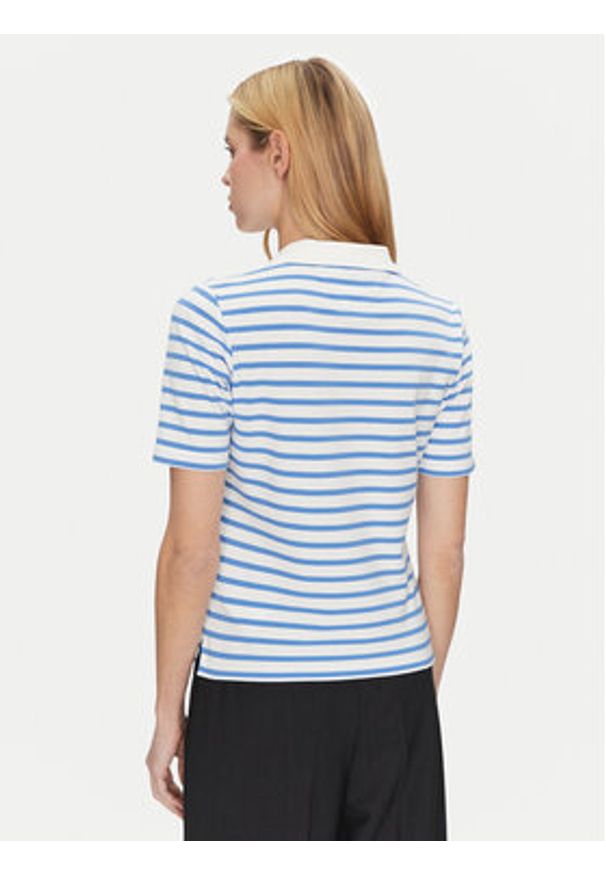 TOMMY HILFIGER - Tommy Hilfiger Polo 1985 WW0WW43224 Błękitny Regular Fit. Typ kołnierza: polo. Kolor: niebieski. Materiał: bawełna