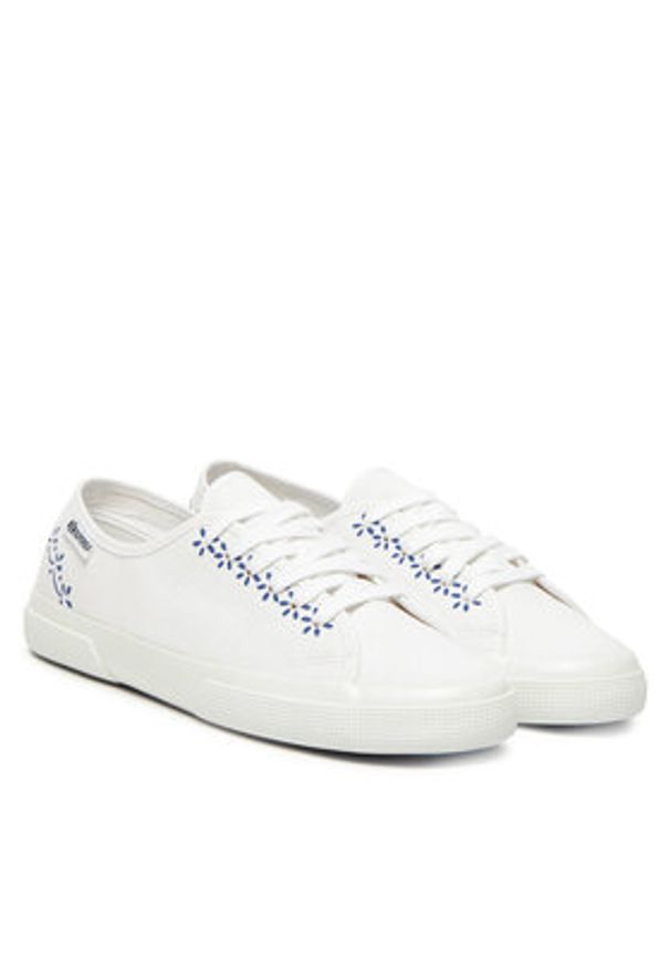 Superga Tenisówki S71473W 3750 Biały. Kolor: biały. Materiał: materiał