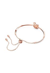Swarovski bransoletka ICONIC SWAN damska. Kolor: zielony #2