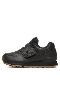 New Balance Sneakersy PV574NBB Czarny. Kolor: czarny. Materiał: skóra. Model: New Balance 574 #5